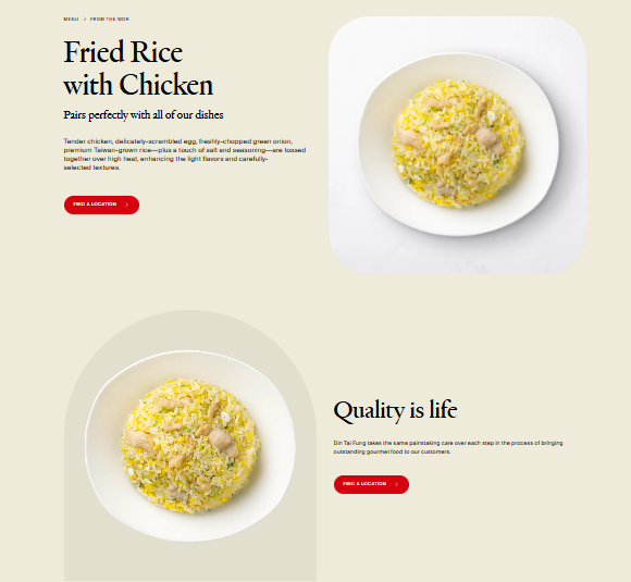 Chicken fried rice reference page